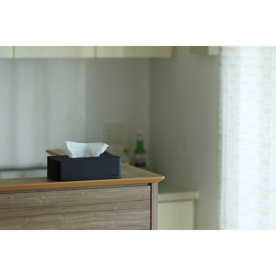 閉店セール｜ティッシュケース ideaco イデアコ ソフトパック用 エスピーコンパクト ティッシュカバー Tissue Case SP compact ストーンサンドブラック |  | 01