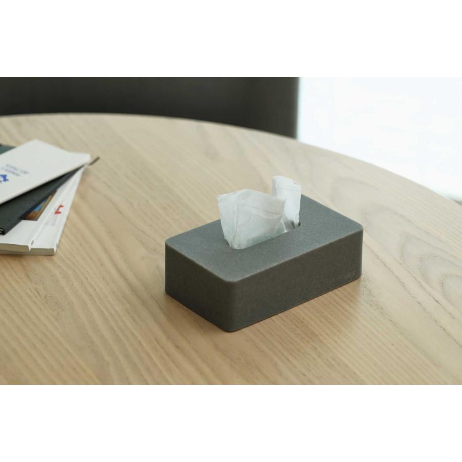 閉店セール｜ティッシュケース ideaco イデアコ ソフトパック用 エスピーコンパクト ティッシュカバー Tissue Case SP compact ストーンサンドブラック |  | 03