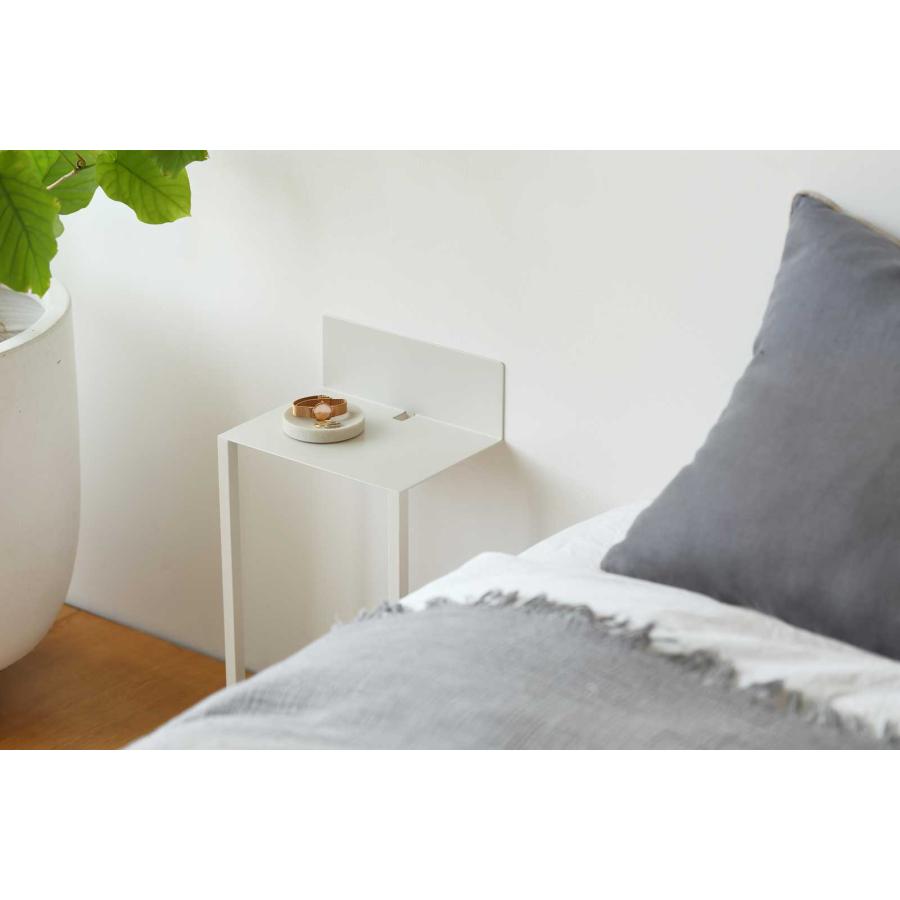 正規品 ideaco イデアコ ウォールテーブルB5 コーヒーテーブル ナイトテーブル minimal steel furniture WALL Table B5 サンドホワイト |  | 01
