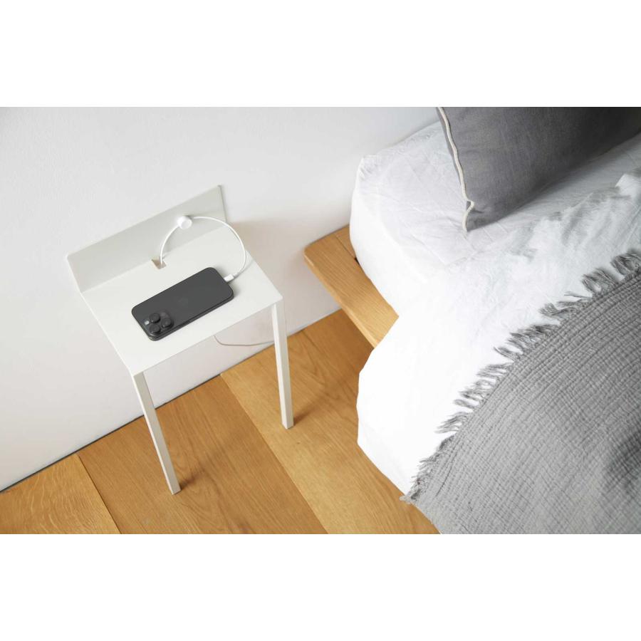 正規品 ideaco イデアコ ウォールテーブルB5 コーヒーテーブル ナイトテーブル minimal steel furniture WALL Table B5 サンドホワイト |  | 02