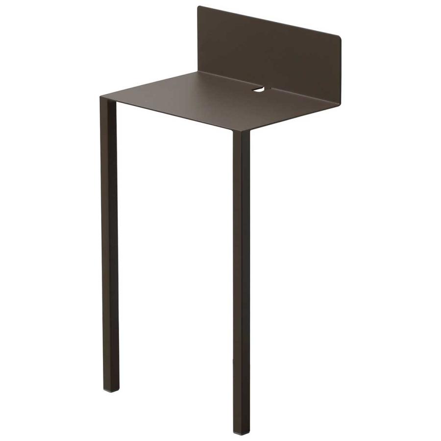 閉店セール｜ideaco イデアコ ウォールテーブルB5 コーヒーテーブル ナイトテーブル minimal steel furniture WALL Table B5 ブラウン | 