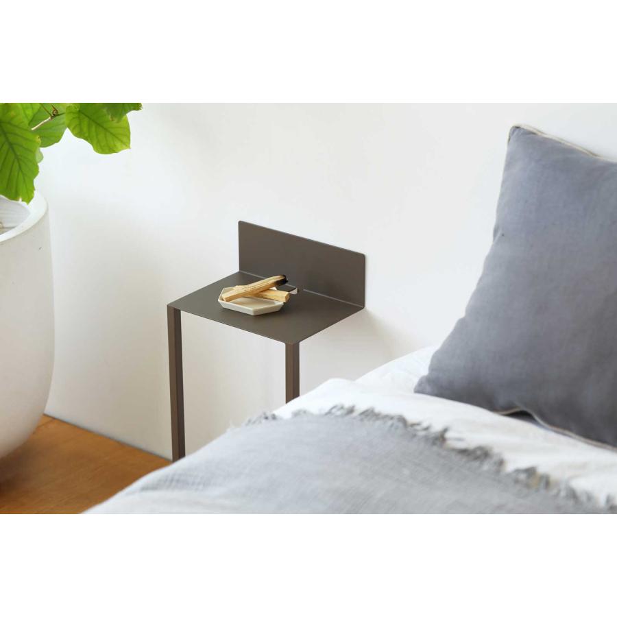 閉店セール｜ideaco イデアコ ウォールテーブルB5 コーヒーテーブル ナイトテーブル minimal steel furniture WALL Table B5 ブラウン |  | 01