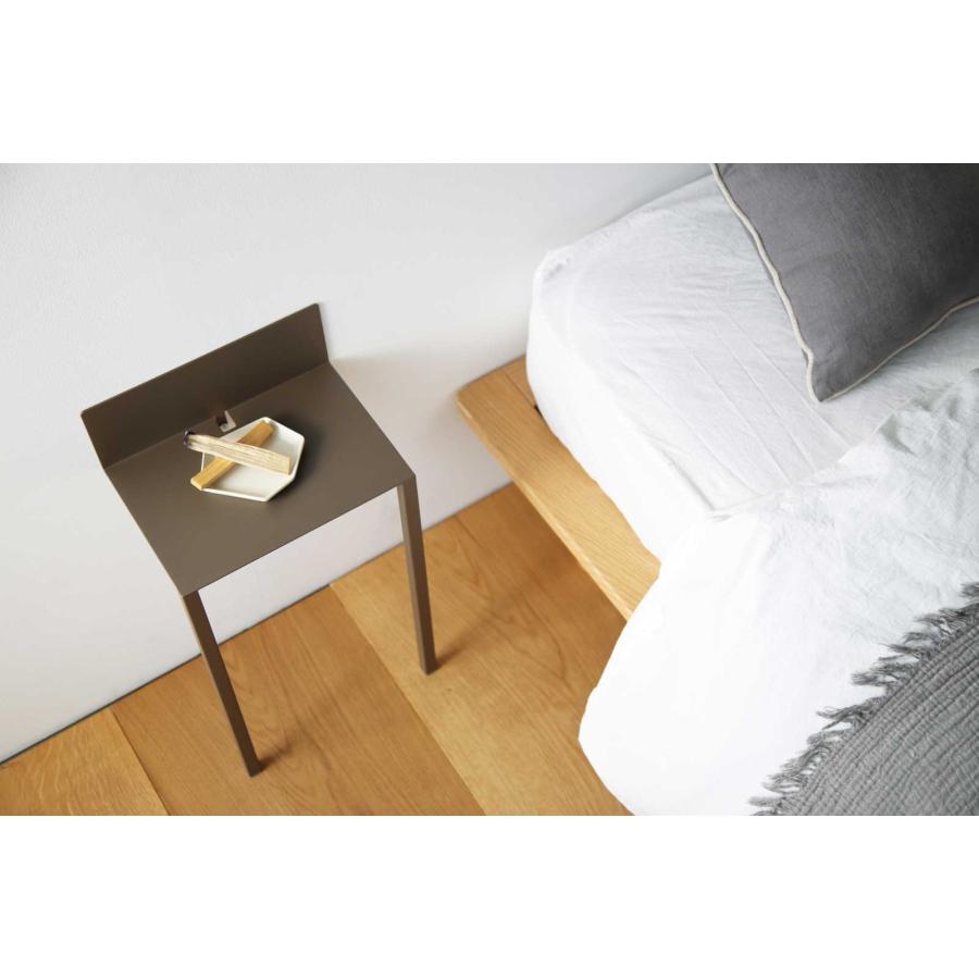 閉店セール｜ideaco イデアコ ウォールテーブルB5 コーヒーテーブル ナイトテーブル minimal steel furniture WALL Table B5 ブラウン |  | 02