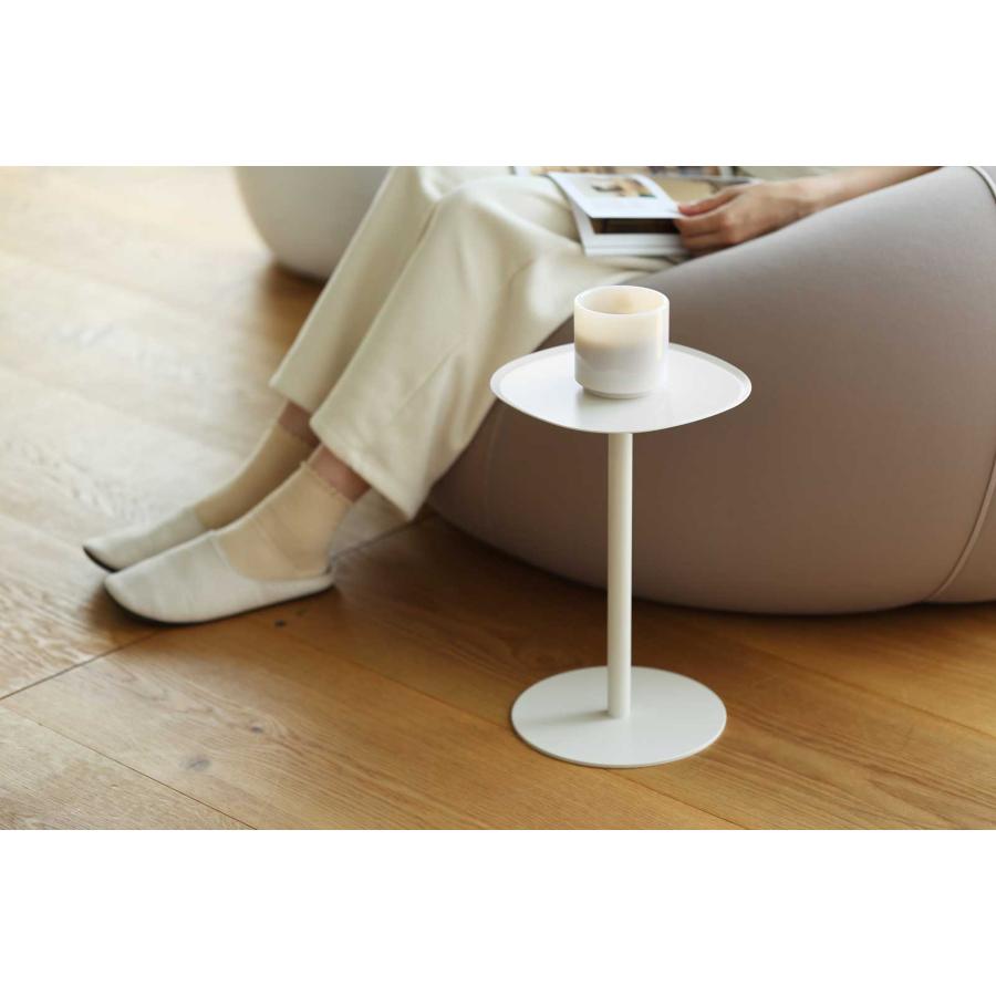 正規品 ideaco イデアコ ミニマムサイドテーブル23 コーヒーテーブル ナイトテーブル minimal steel furniture side table 23 H350 サンドホワイト |  | 01