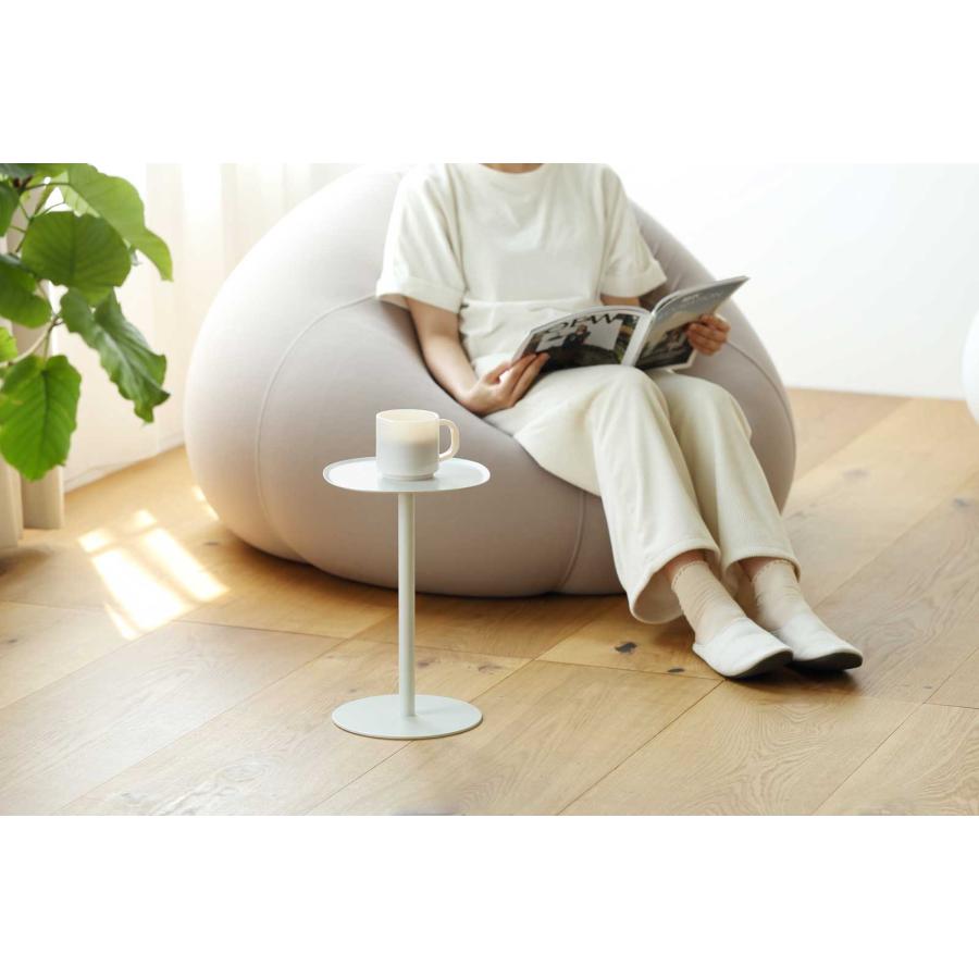 正規品 ideaco イデアコ ミニマムサイドテーブル23 コーヒーテーブル ナイトテーブル minimal steel furniture side table 23 H350 サンドホワイト |  | 02