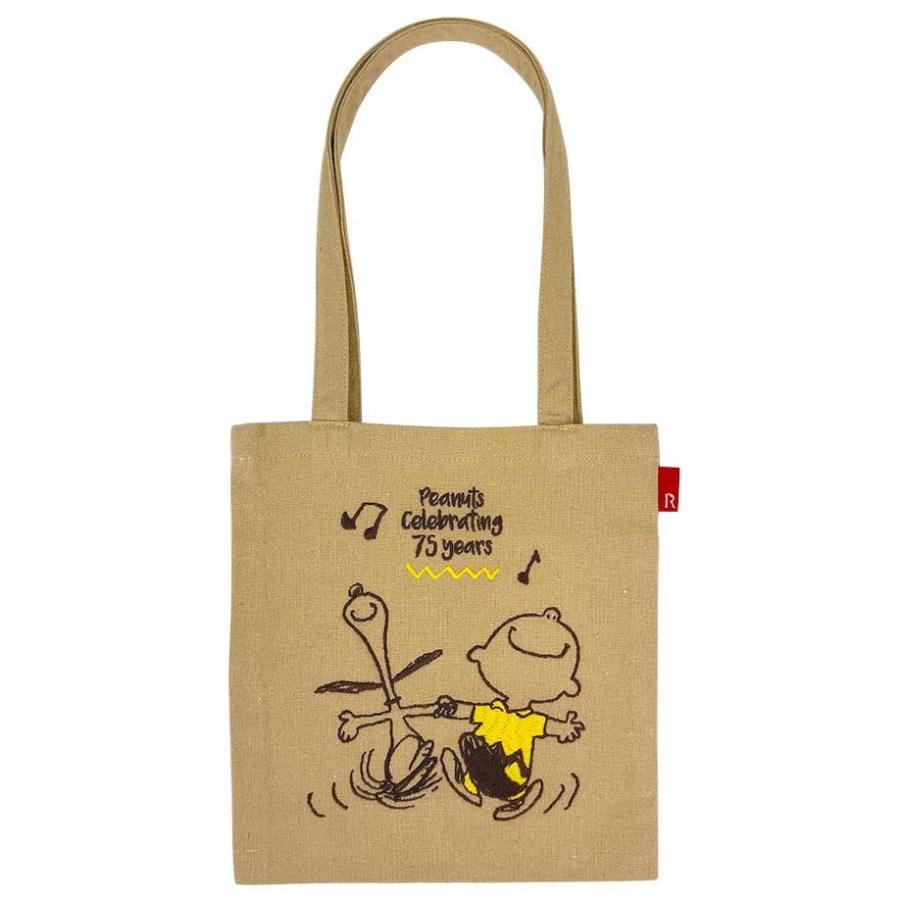 2024新作 スヌーピーバッグ 正規品 ROOTOTE ルートート IP.ベビールー.ピーナッツ-9L スヌーピーグッズ トートバッグ babyroo PEANUTS-9L 8401 ベージュ | ROOTOTE