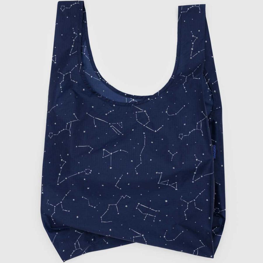 エコバッグ バグー 正規品 BAGGU バグゥ 2024新作ホリデー スタンダードバグゥ バグー 2024 Holiday STANDARD BAGGU コンステレーション ミッドナイト | BAGGU