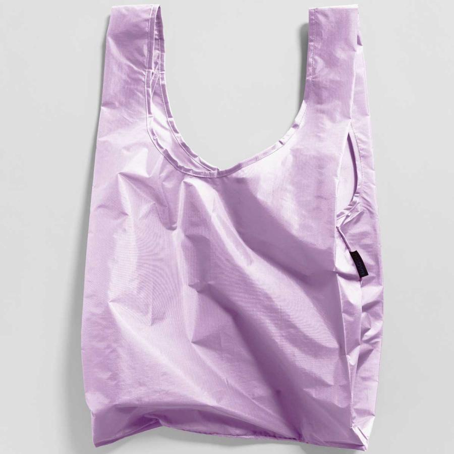 エコバッグ バグー 正規品 BAGGU バグゥ スタンダードバグゥ メタリック 折りたたみ Standard Baggu Metallic ライトピンク | BAGGU