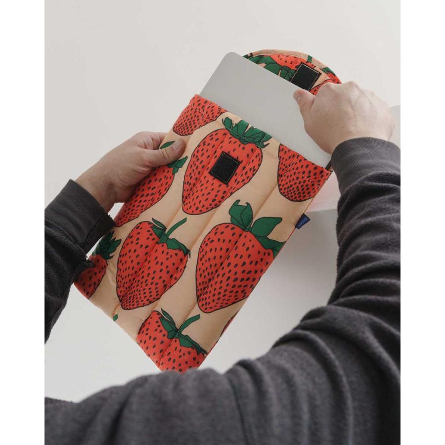 ノートパソコンケース バグー 正規品 BAGGU バグゥ PUFFY LAPTOP SLEEVE 13インチ/14インチ PCケース PCバッグ  ストロベリー |  | 01