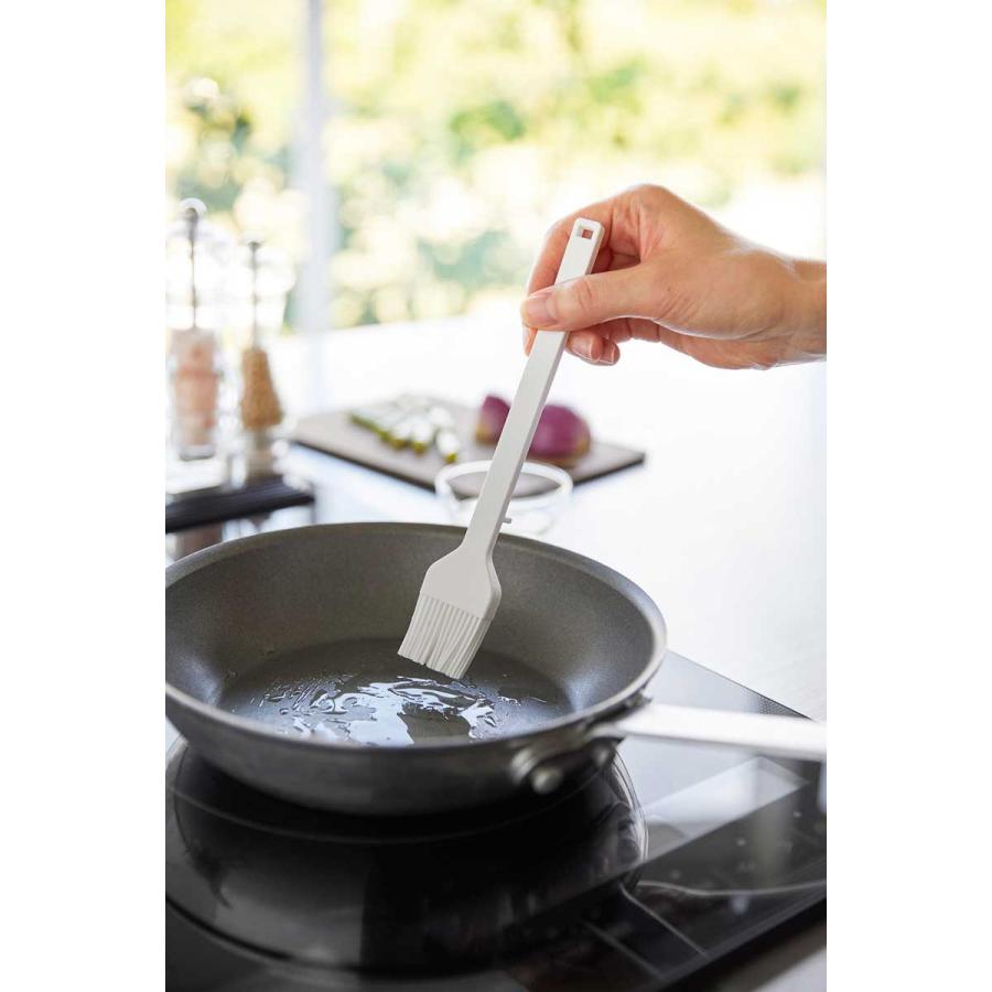 料理刷毛 山崎実業 正規品 tower タワー シリコーン調理ハケ 料理用ハケ 油引き  1773 ホワイト | tower | 07