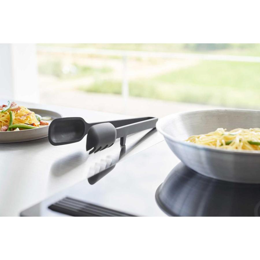 トング 山崎実業 正規品 tower タワー シリコーン調理トング シリコン製  1776 ブラック | tower | 02