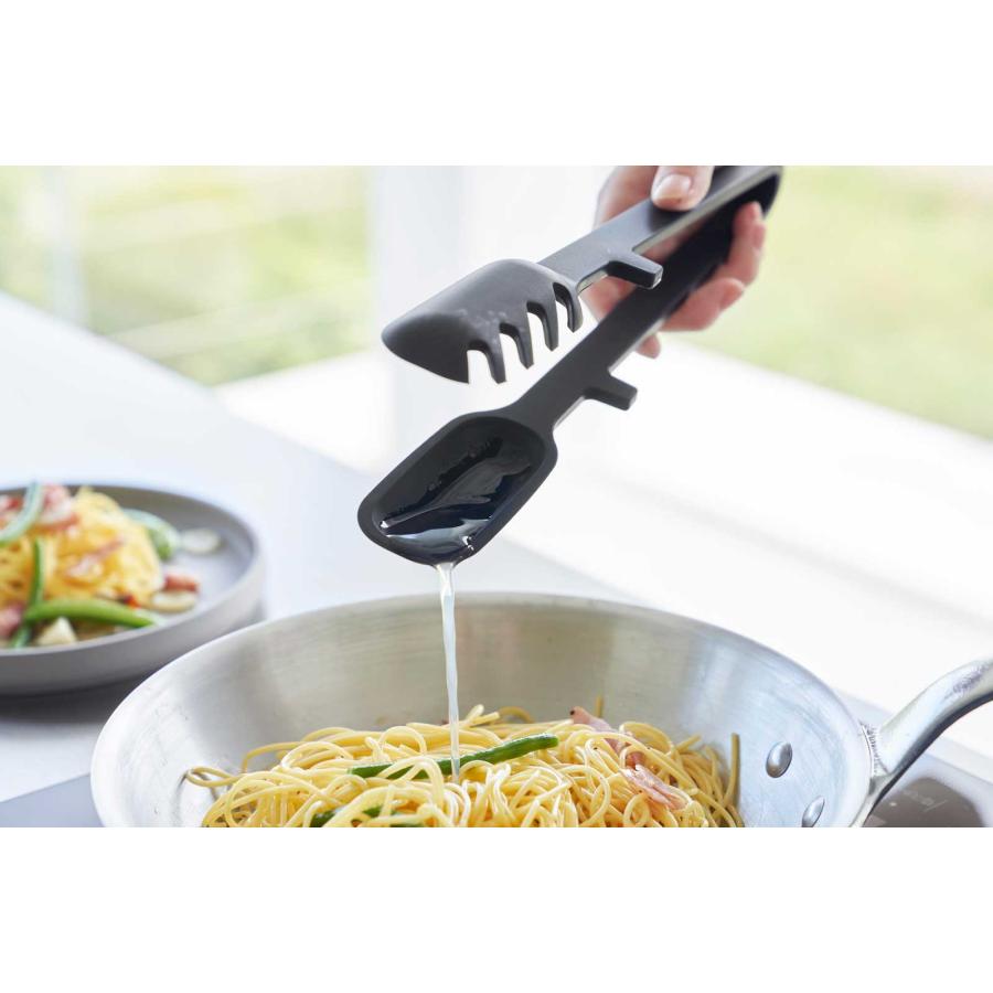 トング 山崎実業 正規品 tower タワー シリコーン調理トング シリコン製  1776 ブラック | tower | 06