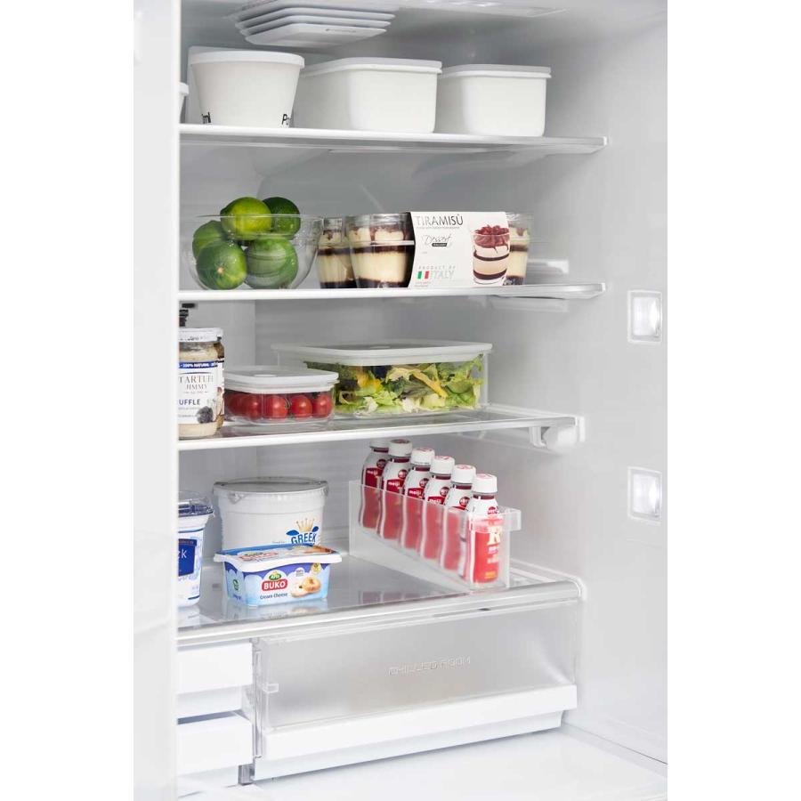 冷蔵庫収納ケース 山崎実業 正規品 tower タワー 冷蔵庫中ミニドリンク収納ケース 冷蔵庫用収納ケース  1444 ホワイト | tower | 02