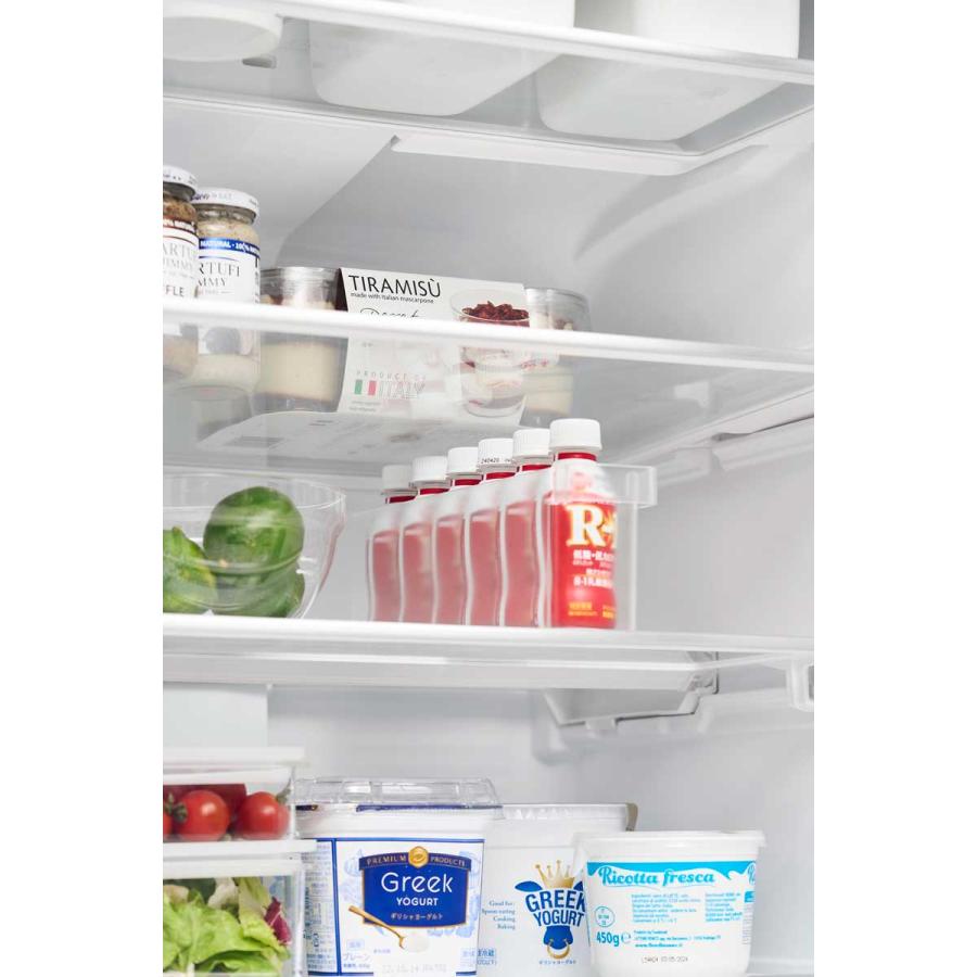 冷蔵庫収納ケース 山崎実業 正規品 tower タワー 冷蔵庫中ミニドリンク収納ケース 冷蔵庫用収納ケース  1444 ホワイト | tower | 06