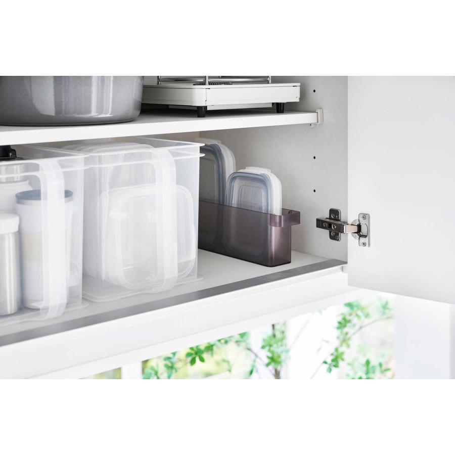 冷蔵庫収納ケース 山崎実業 正規品 tower タワー 冷蔵庫中ミニドリンク収納ケース 冷蔵庫用収納ケース  1445 ブラック | tower | 04