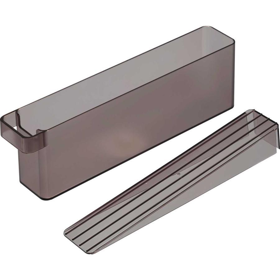 冷蔵庫収納ケース 山崎実業 正規品 tower タワー 冷蔵庫中ミニドリンク収納ケース 冷蔵庫用収納ケース  1445 ブラック | tower | 07