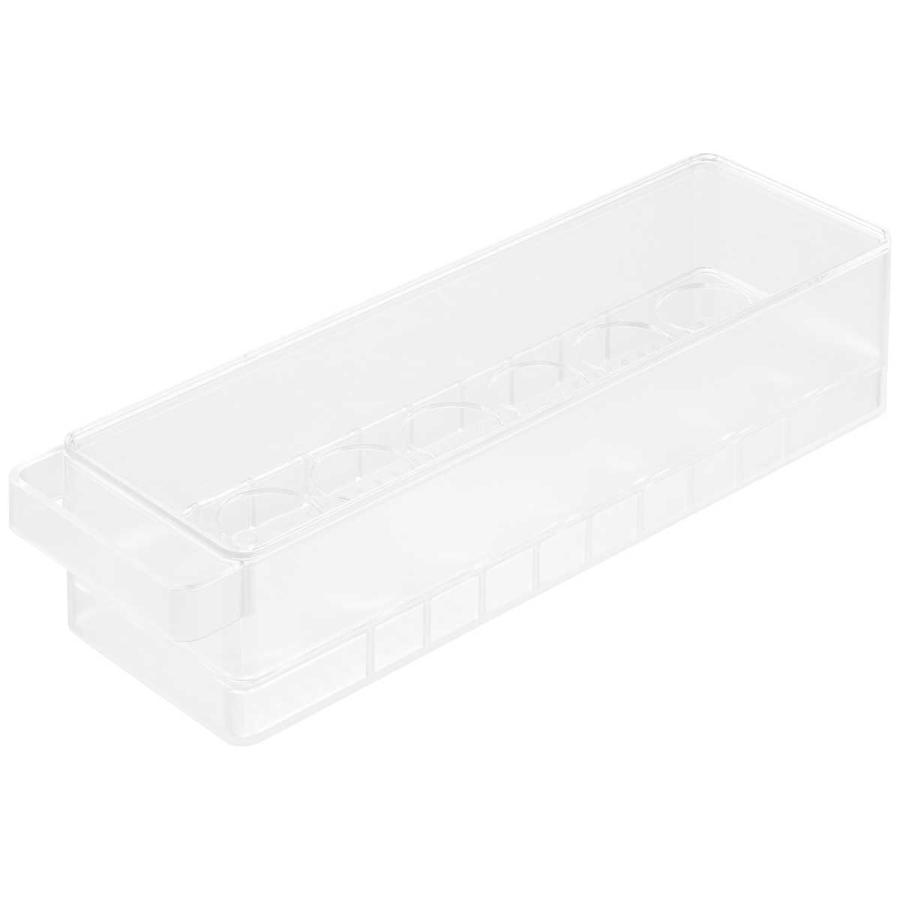 冷蔵庫収納ケース 山崎実業 正規品 tower タワー 冷蔵庫中蓋付き卵ケース 冷蔵庫用収納ケース  1481 ホワイト | tower | 01