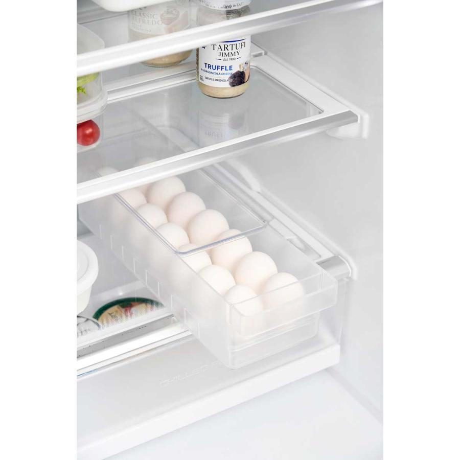 冷蔵庫収納ケース 山崎実業 正規品 tower タワー 冷蔵庫中蓋付き卵ケース 冷蔵庫用収納ケース  1481 ホワイト | tower | 05