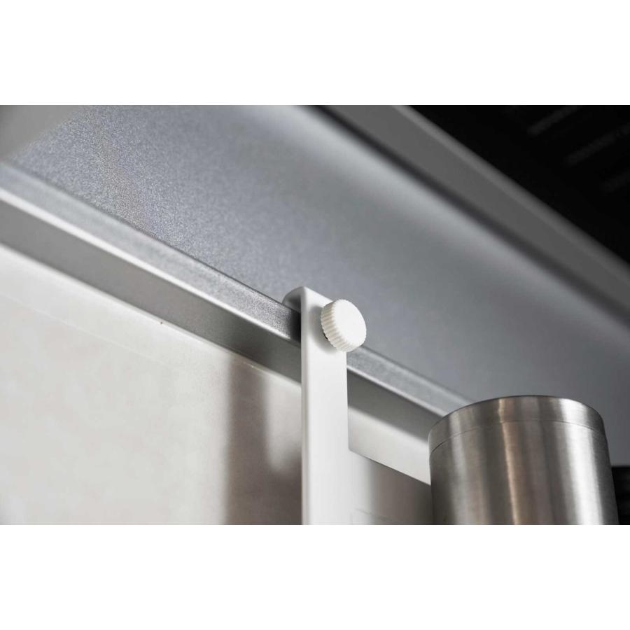 キッチン収納 山崎実業 正規品 tower タワー レンジフードスチールパネル 収納フック  1735 ホワイト | tower | 06