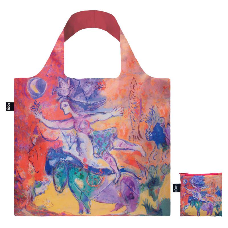 エコバッグ ローキー LOQI 正規品 Recycled Bag 折りたたみ トートバッグ MUSEUM Collection マルク・シャガール/ザ・サーカス |  | 01