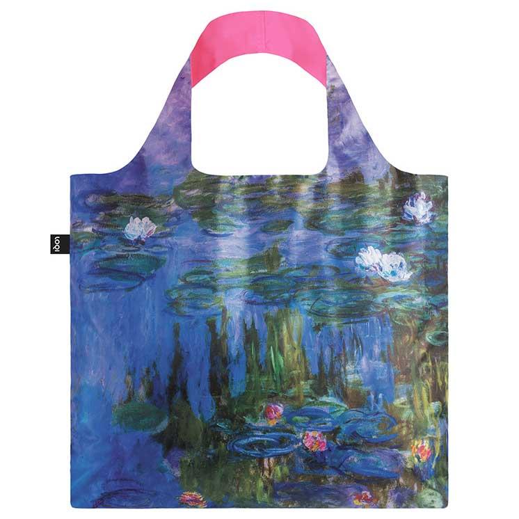 エコバッグ ローキー LOQI 正規品 Recycled Bag 折りたたみ トートバッグ MUSEUM Collection クロード・モネ/睡蓮 | 