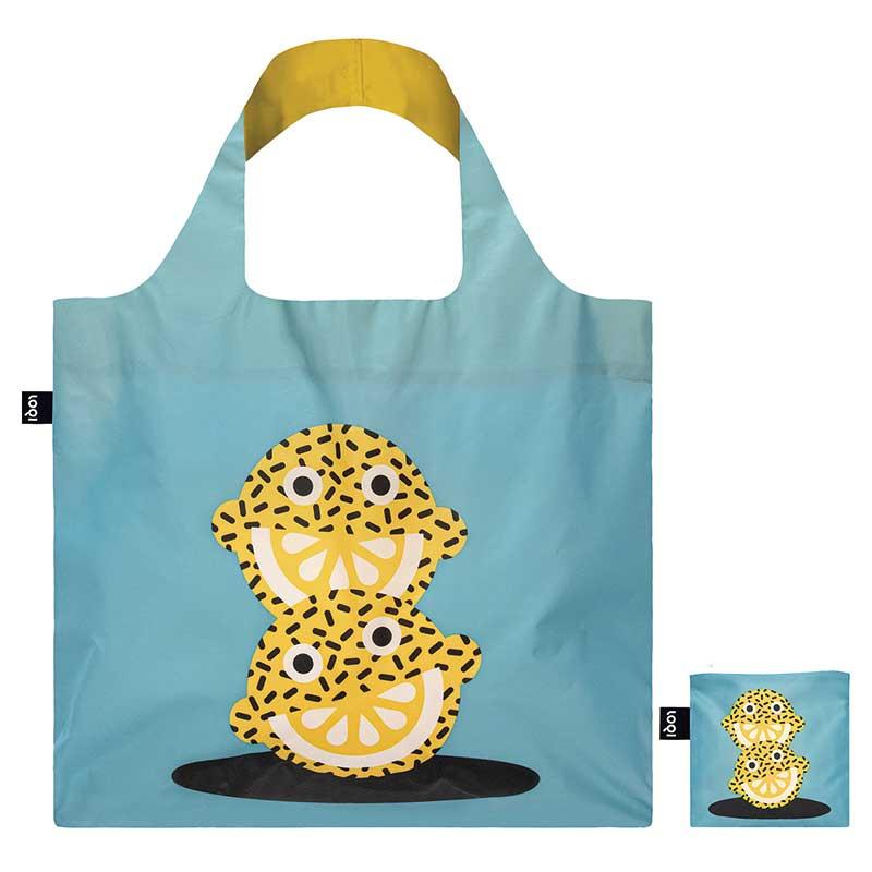 エコバッグ ローキー LOQI 正規品 Recycled Bag 折りたたみ トートバッグ ARTIST Collection ダニエル ラミレス ペレス/ラッキーレモン |  | 01