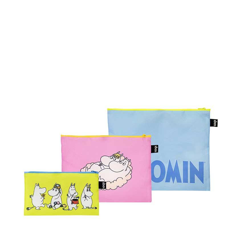 ポーチセット ローキー LOQI 正規品 Zip Pockets Recycled ジッパーポーチ リサイクル ジップポケット 3点セット MOOMIN/TOGETHER ムーミン/トゥゲザー |  | 04