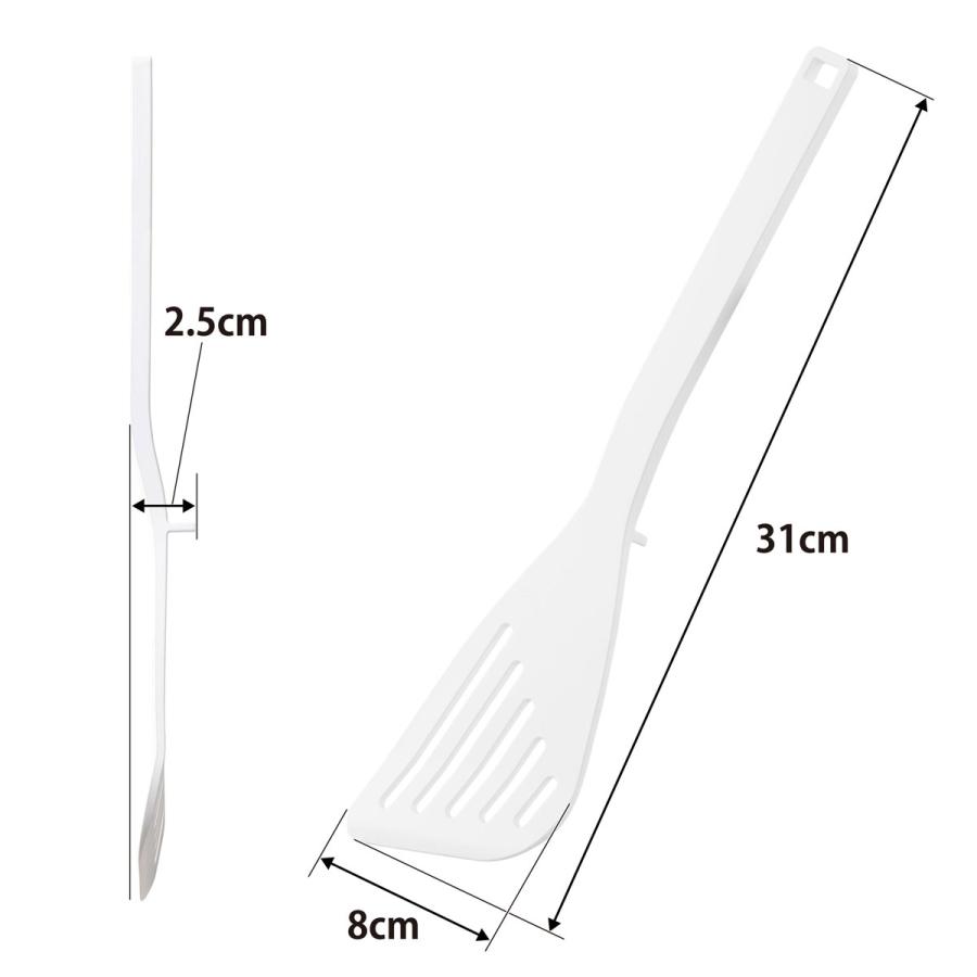キッチンツール 山崎実業 正規品 tower タワー シリコーンビーター 調理器具 調理ツール  1503 ホワイト | tower | 08