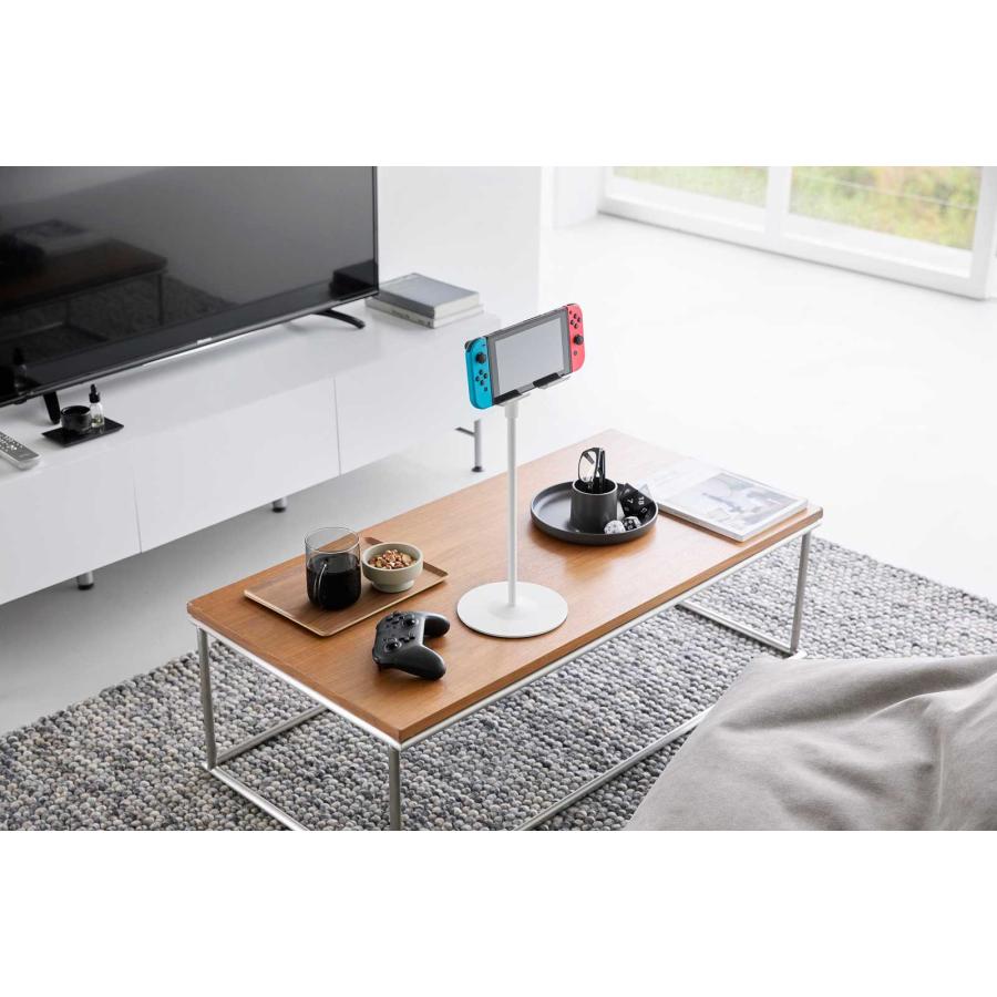 タブレットスタンド 山崎実業 正規品 smart スマート 高さと角度が調節できるタブレットスタンド タブレット収納スタンド  1433 ホワイト |  | 02