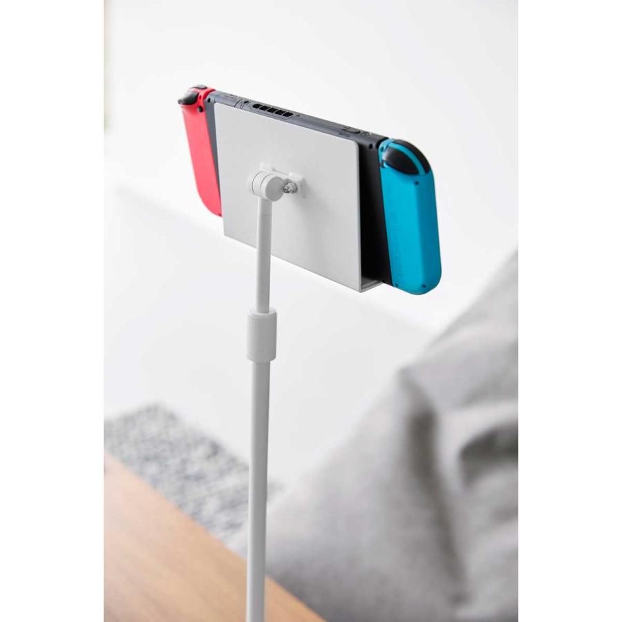 タブレットスタンド 山崎実業 正規品 smart スマート 高さと角度が調節できるタブレットスタンド タブレット収納スタンド  1433 ホワイト |  | 05