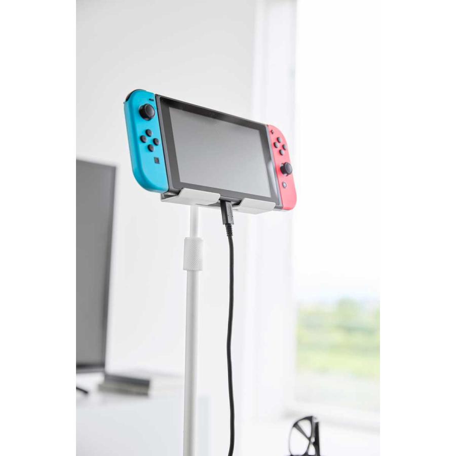 タブレットスタンド 山崎実業 正規品 smart スマート 高さと角度が調節できるタブレットスタンド タブレット収納スタンド  1433 ホワイト |  | 06