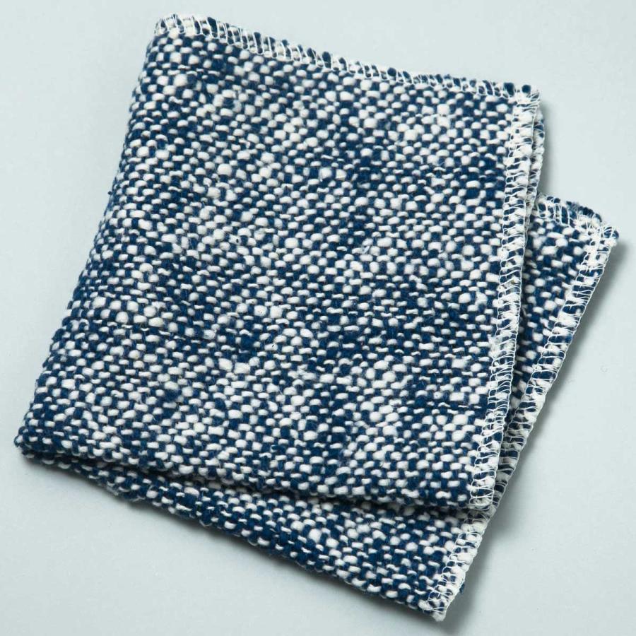 ハンカチ 100％ 100パーセント 100percent CARACOL はんかち からこる ネイビー | 100percent