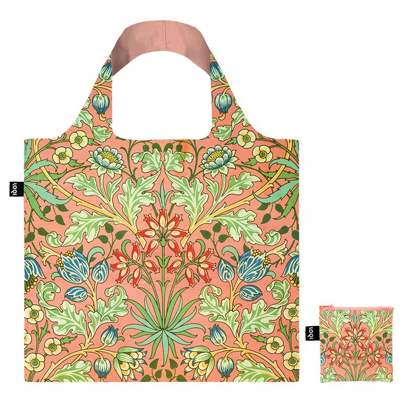 エコバッグ ローキー LOQI 正規品 Recycled Bag 折りたたみ トートバッグ MUSEUM Collection ウィリアム モリス/ヒヤシンス |  | 01