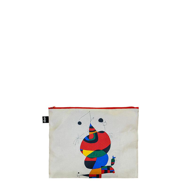 ポーチセット ローキー LOQI 正規品 Zip Pockets Recycled ジッパーポーチ ジップポケット 3点セット MUSEUM Collection ジョアン・ミロ |  | 02