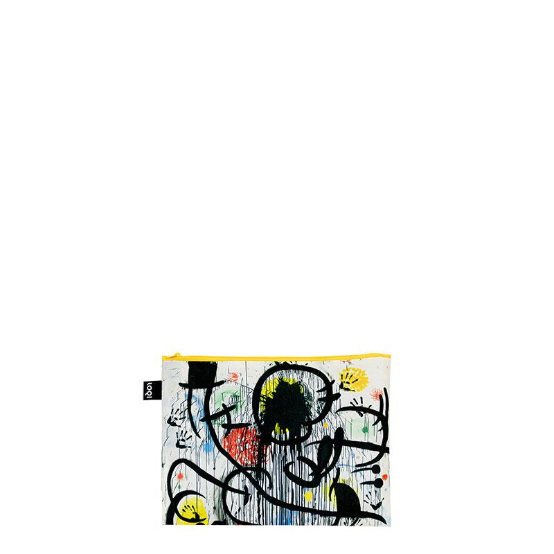 ポーチセット ローキー LOQI 正規品 Zip Pockets Recycled ジッパーポーチ ジップポケット 3点セット MUSEUM Collection ジョアン・ミロ |  | 03