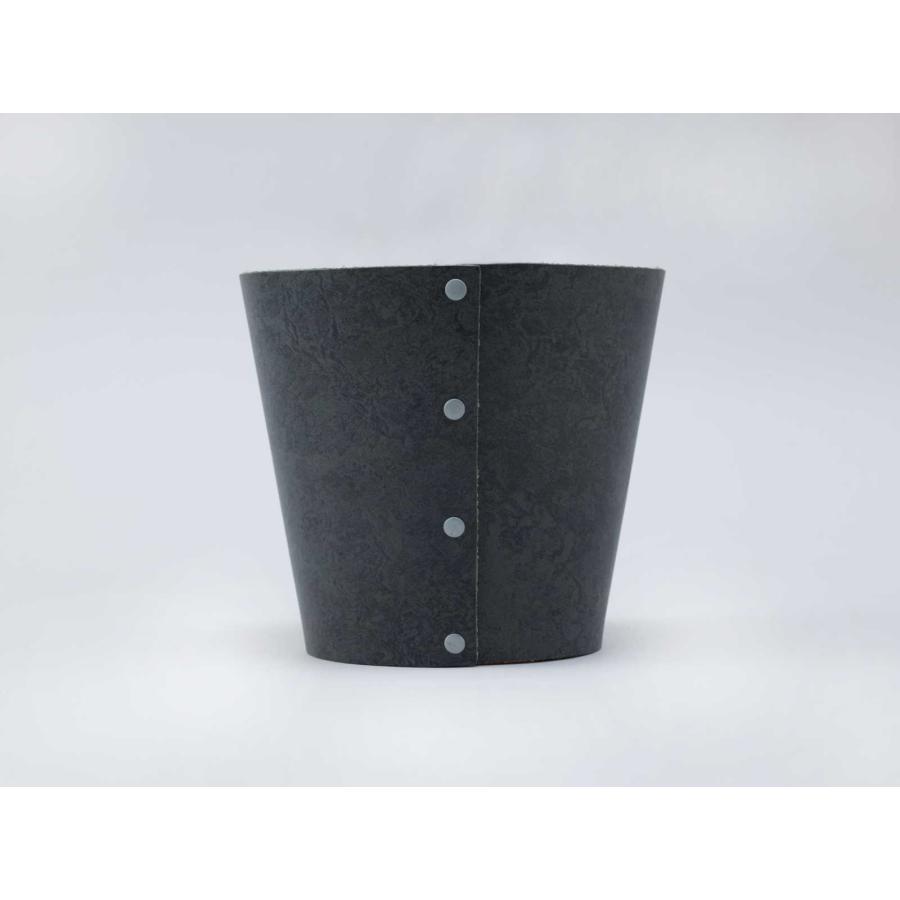 鉢カバー 100％ 100パーセント 100percent EARTH POT - Linoleum - S+ 観葉植物 多肉植物 アースポット リノリウム S+サイズ ダークグレー | 100percent | 05