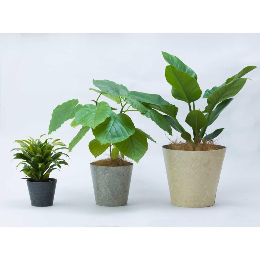 鉢カバー 100％ 100パーセント 100percent EARTH POT - Linoleum - M 観葉植物 多肉植物 アースポット リノリウム Mサイズ ライトグレー | 100percent | 03
