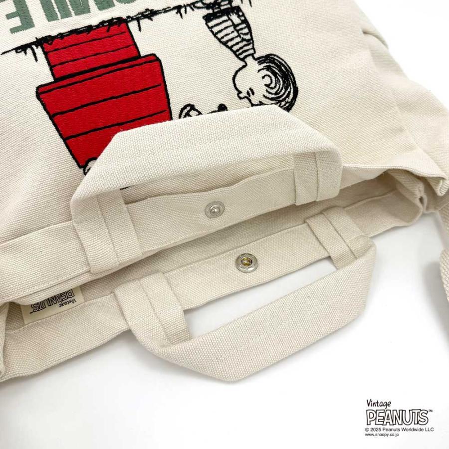 閉店セール｜スヌーピーバッグ ROOTOTE ルートート IP.ミディアム.2way.ピーナッツ-0A トートバッグ MEDIUM 2way PEANUTS 8383 アイボリー | ROOTOTE | 03