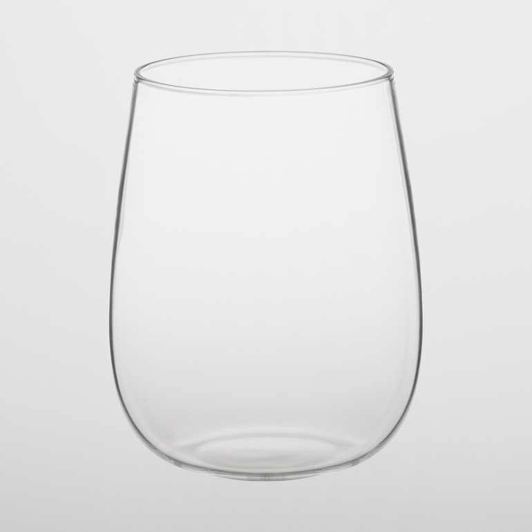 ワイングラス ティージー TG 深澤直人 Heat-resistant Stemless Red Wine Glass 520ml ギフト 耐熱ガラス 脚なし 赤ワイングラス 520ml クリア | 