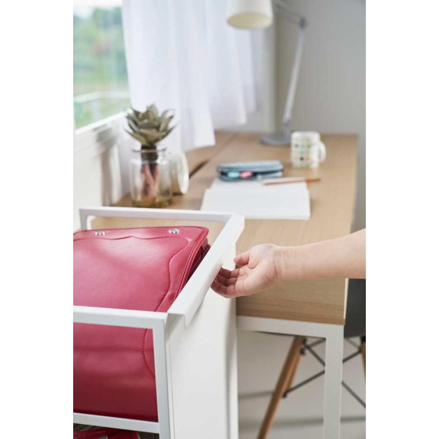 キャスター付きワゴン 山崎実業 正規品 tower タワー 目隠しワゴン L 収納ワゴン スチールラック  1419 ホワイト | tower | 05