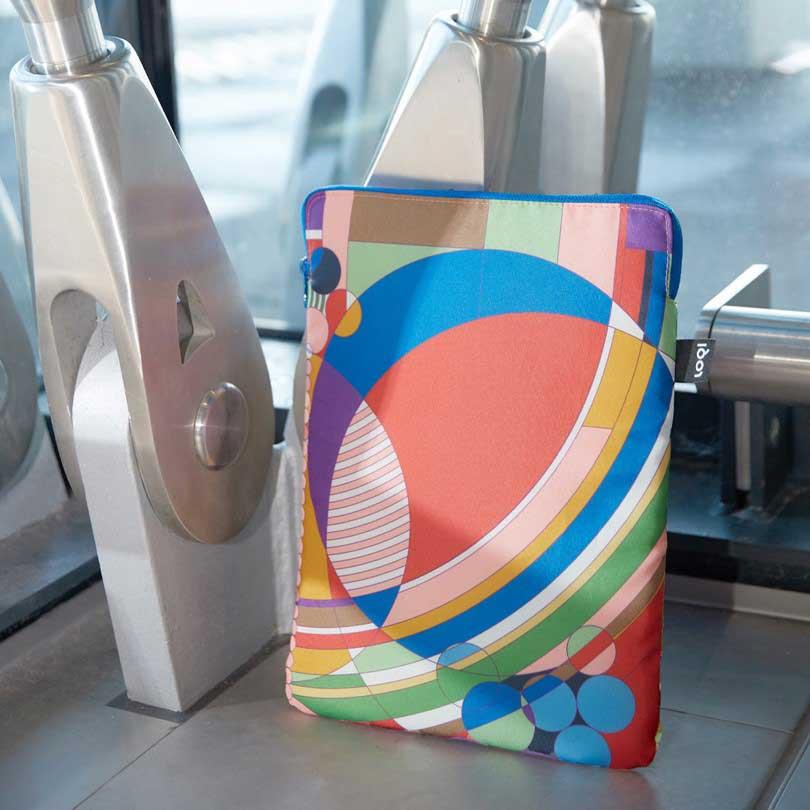 ノートパソコンケース ローキー LOQI Recycled Lap Top Sleeve PCケース ラップトップスリーブ13インチ フランクロイドライト マーチバルーンズ | LOQI | 01