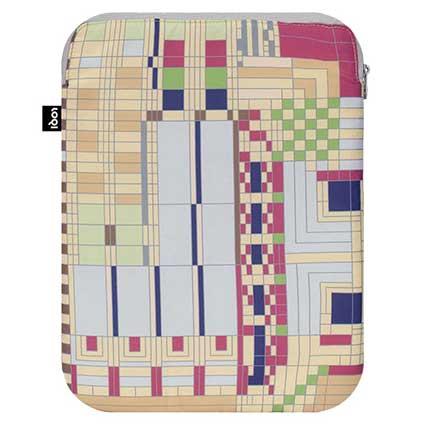 ノートパソコンケース ローキー LOQI Recycled Lap Top Sleeve PCケース ラップトップスリーブ13インチ フランクロイドライト オールドファッションウインドウ | LOQI