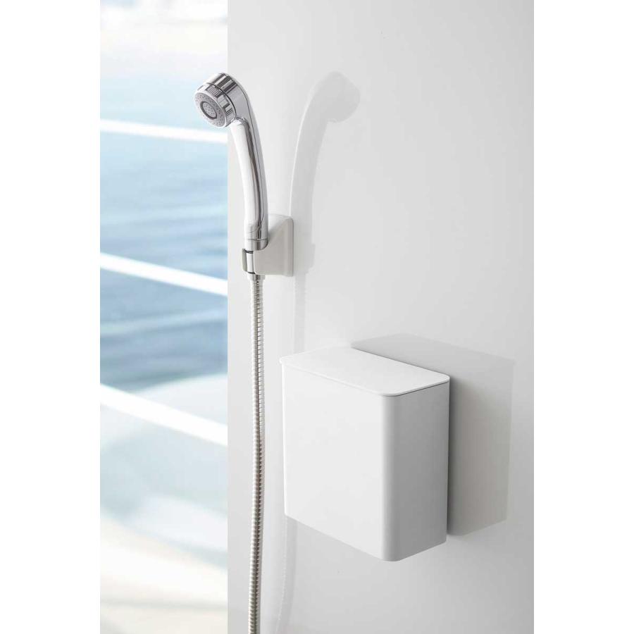 ゴミ箱 山崎実業 正規品 tower タワー フィルムフック 密閉ゴミ箱 ダストボックス ごみ箱  1520 ホワイト | tower | 06