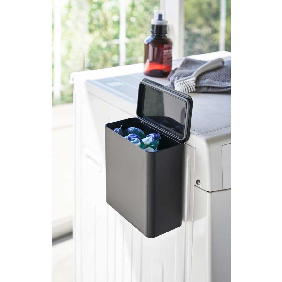 ゴミ箱 山崎実業 正規品 tower タワー フィルムフック 密閉ゴミ箱 ダストボックス ごみ箱  1521 ブラック | tower | 07