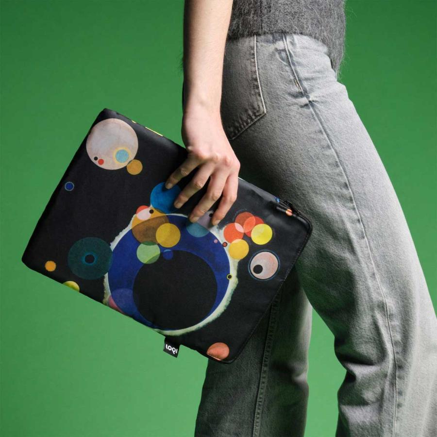 ノートパソコンケース ローキー LOQI Recycled Lap Top Sleeve13' PCケース ラップトップスリーブ13インチ ワシリー・カンディンスキー / いくつかの円 | LOQI | 01