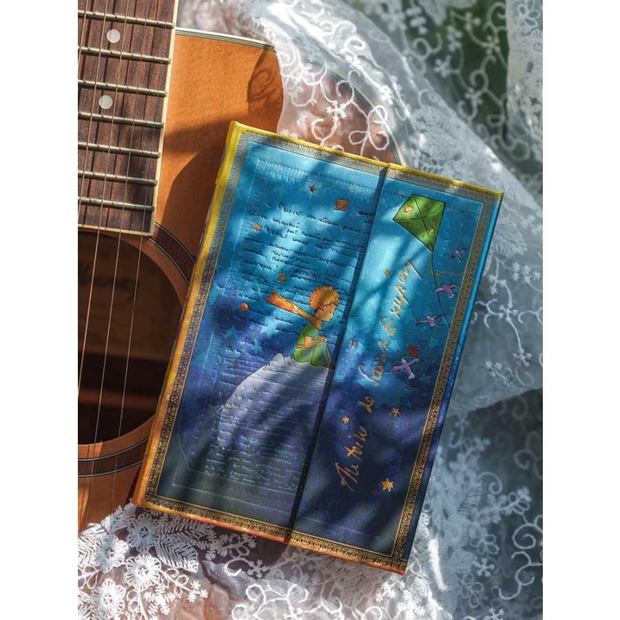 ノートブック 正規品 paperblanks ペーパーブランクス MIDI ハードカバー 罫線 高級ノート ミディ サンテグジュペリ 星の王子さま | paperblanks | 01