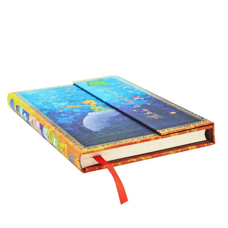 ノートブック 正規品 paperblanks ペーパーブランクス MIDI ハードカバー 罫線 高級ノート ミディ サンテグジュペリ 星の王子さま | paperblanks | 02