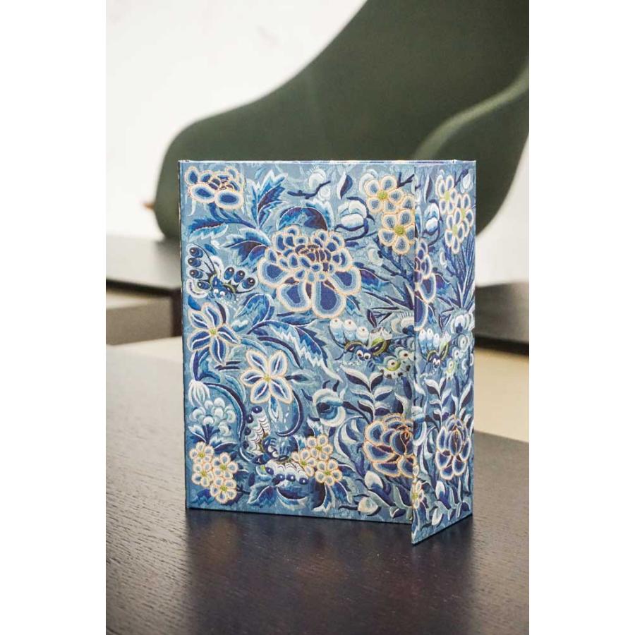 ノートブック 正規品 paperblanks ペーパーブランクス MIDI ハードカバー 罫線 高級ノート ミディ 青い柳 歴史をつむぐ漢服 | paperblanks | 01