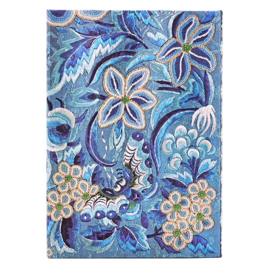 ノートブック 正規品 paperblanks ペーパーブランクス MIDI ハードカバー 罫線 高級ノート ミディ 青い柳 歴史をつむぐ漢服 | paperblanks | 03