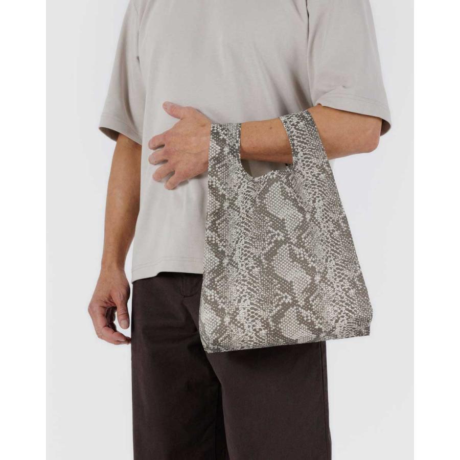 エコバッグ バグー 正規品 BAGGU バグゥ 2025新作春 ベビーバグゥ ベビーバグー 折りたたみ BABY BAGGU 2025 SPRING スネークスキン | BAGGU | 01